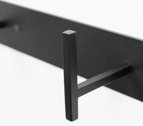 Cuier de perete negru din metal 44 cm Chapman – Spinder Design