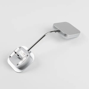 Lampă LED de perete cu priză, 3,2 W, 230 V, crom lucios