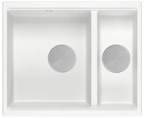 Chiuveta din granit Logan 150 alb