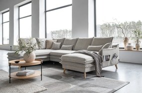 Colțar bej extensibil (cu colț pe partea stângă /în formă de "U") Charming Charlie – Miuform