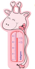 Termometru pentru apă BabyOno GIRAFĂ - roz