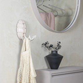 Cârlig alb/argintiu lucios de montat pe perete din plastic Bug – Spinder Design