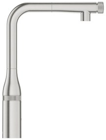 Baterie bucatarie Grohe Essence SmartControl, dus extractibil, pipa L, supersteel - 31615DC0