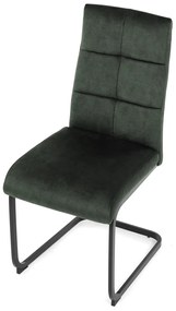 Set de scaune de sufragerie Vintage DCL-D1275GRN4, 4 buc