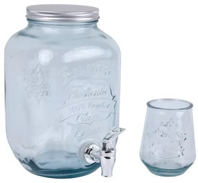 Set recipient pentru limonadă cu 4 pahare Juego – Ego Dekor