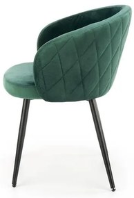 Scaun K430 velvet verde