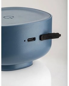 Lampă LED tactilă reîncărcabilă dimabilă de masă de exterior Rabalux 77145 FUNES LED/3W/5V IP44 albastru