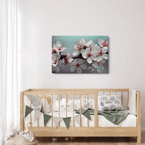 Tablou cu floare - roșie (90x60 cm)