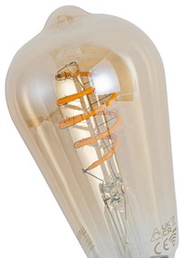 Set 5 becuri Becuri LED inteligente E27 reglabile ST64 chihlimbar 4,9W 320lm 2500K