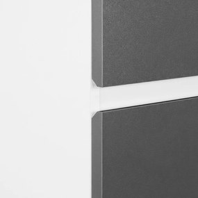 Dulap lateral Vario Forte 35 alb-antracit