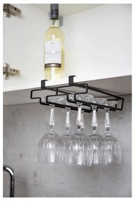 Suport sub raft pentru pahare Wenko, negru