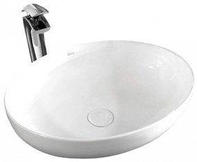 Lavoar Carola alb ceramica sanitara - 51,5 cm