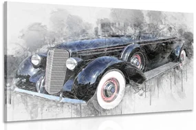 Tablou sedan retro istoric