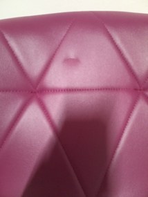 OFERTA Scaun de birou AVOLA de culoare visiniu din piele ecologica calitatea II.