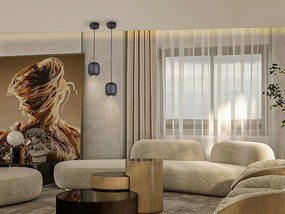 Pendul design moderm Nimes negru