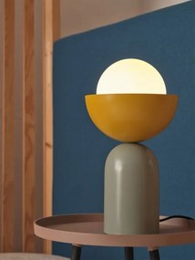 Osram - Lampă de masă DECOR BOWL 1xE14/25W/230V verde/galben