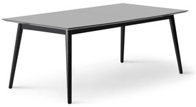 Masă de dining neagră/gri antracit extensibilă 100x210 cm Meza – Hammel Furniture