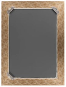 Oglinda dreptunghiulara cu rama din polistiren argintie/aurie Harper, 79cm (L) x 59cm (L) x 1,8cm (H)