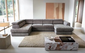 Colțar lemn masiv Bluvel III, 360 × 207 × 78 cm - Stânga