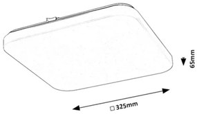 Rabalux 75014-LED Plafonieră cu senzor VENDEL LED/20W/230V 4000K 32x32cm