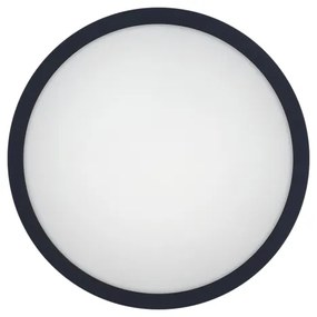 Plafonieră LED cu senzor pentru baie ELLÉ LED/24W/230V d. 26 cm IP54 antracit