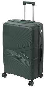 TraveLux Endure valiză medie cu capac dur 68x45x25 cm verde închis