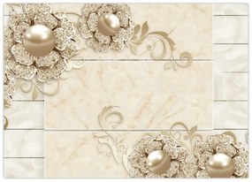 Tablou pe sticlă - Motiv decorativ (70x50 cm)