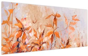 Tablou - Flori pictate (120x50 cm)