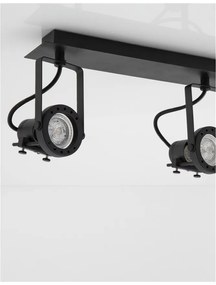 Aplica cu 2 spoturi directionabile SALVA negru NVL-9155102