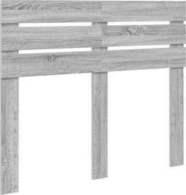 vidaXL Tăblie cap Gri Sonoma 120 cm Lemn compozit