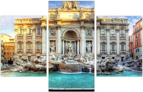 Tablou - Fântâna Trevi (90x60 cm)