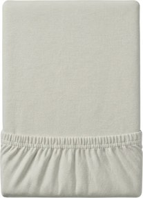 Cearsaf Jersey EXCLUSIVE cu elastic gri bej 90 x 200 cm