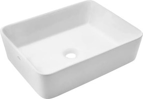 Lavoar pe blat Invena Nyks 47.5 cm alb