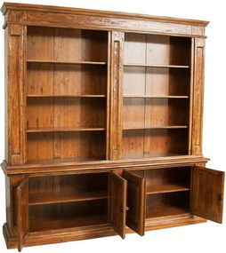 Biblioteca L230 47 H235 cm, lemn masiv