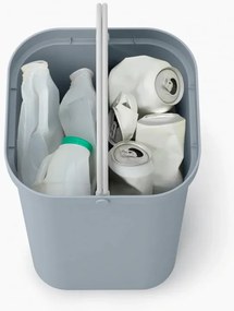 Cos de gunoi Joseph Joseph 30109, 4 l, Aerisire, Fara BPA, Gri/verde