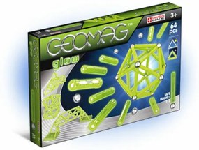 Geomag set magnetic 64 piese Kids Glow, 336