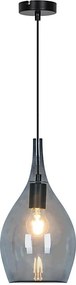 Pendul pe cablu NEXT 1xE27/40W/230V negru fumuriu