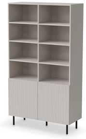 Dulap Paxos REG-1 casmir/negru H179 cm