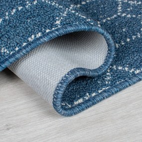 Covor tip traversă albastru închis lavabil 57x230 cm Argyll – Flair Rugs