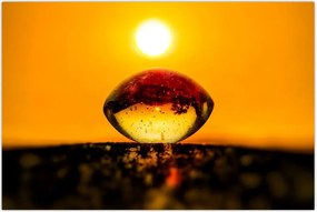 Tablou - Picături din sticlă (90x60 cm)