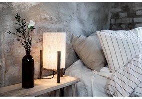 Veioză bej cu abajur textil (înălțime 39 cm) Eruca – Markslöjd