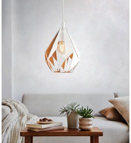 Eglo 43001 - Lustră pe cablu CARLTON 1xE27/60W/230V