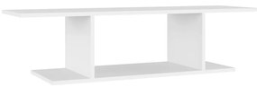 Dulap tv montaj pe perete, alb, 103x30x26,5 cm