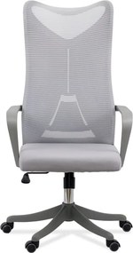 Scaun de birou ergonomic cu suport lombar si spatar inalt OFF 634 gri