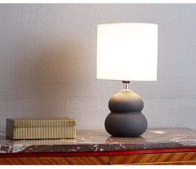 Lampă de masă LUCIE Cottex 8000120-4000, 1xE14/8W/230V, gri