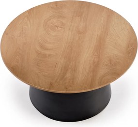 Set măsuțe de cafea Malomi - stejar natural / negru