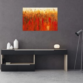 Tablou cu abstracție pictată (90x60 cm)