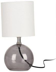 Lampa de masa cu baza din sticla, 24 cm
