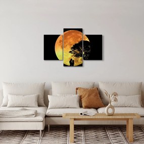 Tablou cu umbre în lumina lunii (90x60 cm)