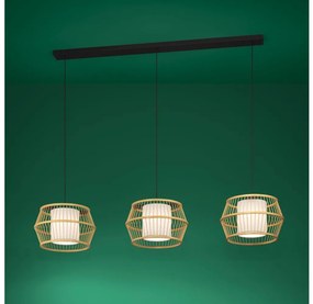 Lustră pe cablu Eglo 390234 MONTERROSO 3xE27/40W/230V maro